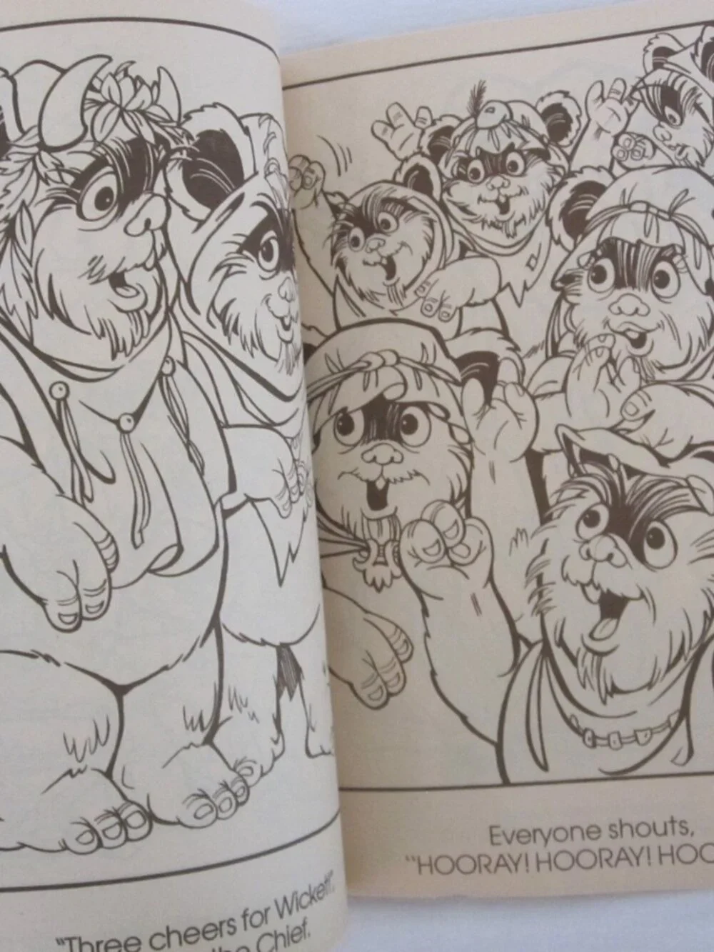1983 Star Wars - Return of the Jedi Coloring Book: Wicket the Ewok